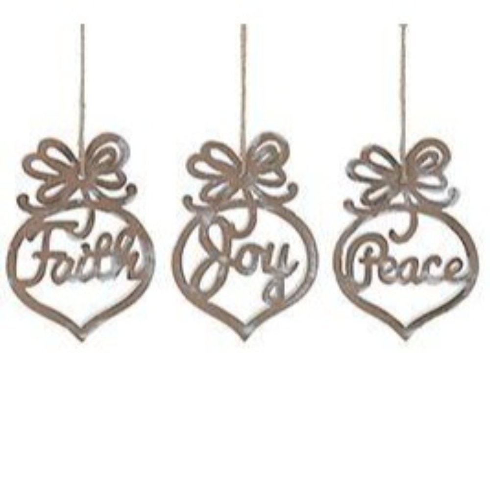 burton + Burton Wooden Cut Out Ornaments